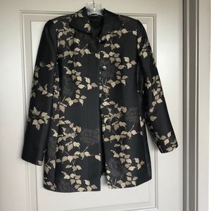 Linda Allard Ellen Tracy blazer w Asian florals